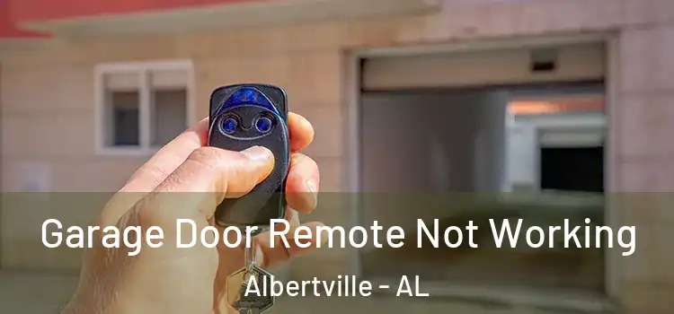  Garage Door Remote Not Working Albertville - AL
