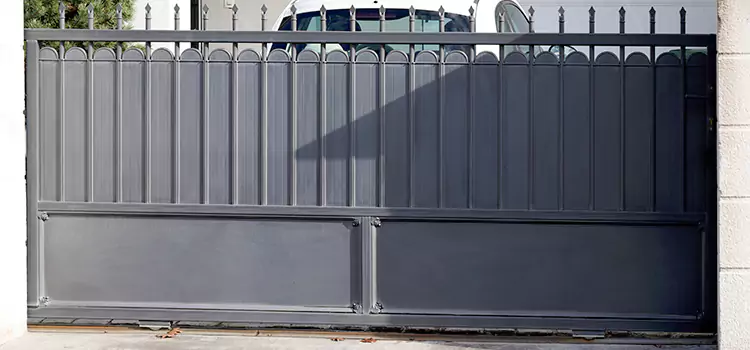 Metal Driveway Gate Installation Albertville